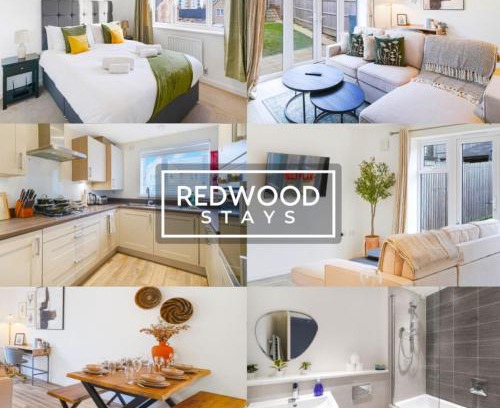 Sherborne St. John House | Spacious and Cosy 3-Bedroom 2-Bathroom Serviced House, Free WiFi and Free Parking for 2 Cars By Redwood Stays