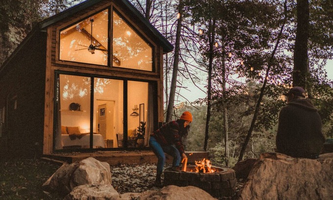 Rogers Cabin | Stargazing | Pet Friendly | Sleeps 4 | Fire Pit