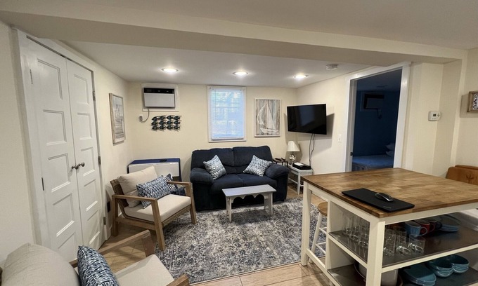 Manasquan Apartment | Steps to the Beach!