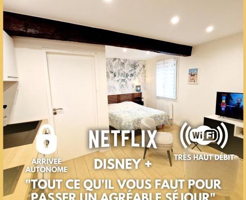 Cailloux-sur-Fontaines Apartment | Studio fonctionnel avec Wi-Fi idéal séjour Pro ou à deux