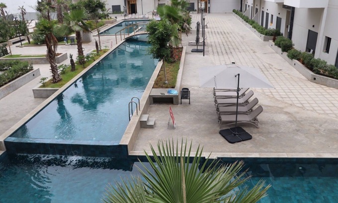 Ain Harrouda Apartment | Studio with 3 pools in Zenata