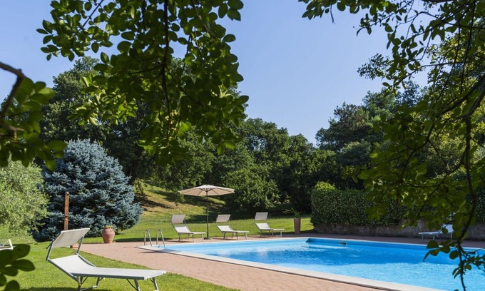 Carbognano Villa | Stunning private villa for 10 people with private pool, WIFI, TV, patio and parking