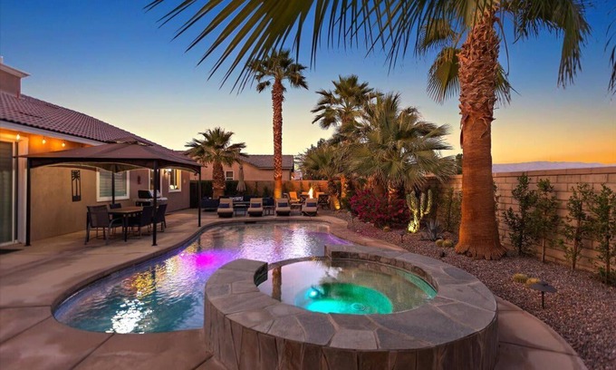 Indio Apartment | Stylish Indio Home w/Pool, Spa & Fire Pit
