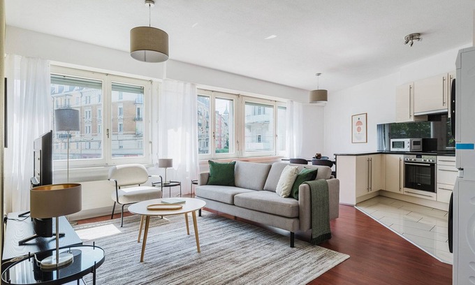 Sihlfeld Apartment | Terrific Wiedikon 2BR w/W/D, near Market & Old Town, by Blueground