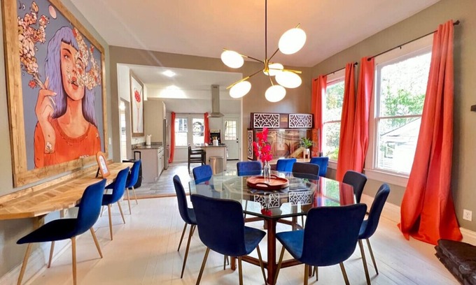 Forest Park House | The Hotel Avondale: 7b - 4bath + Skoolie tiny home