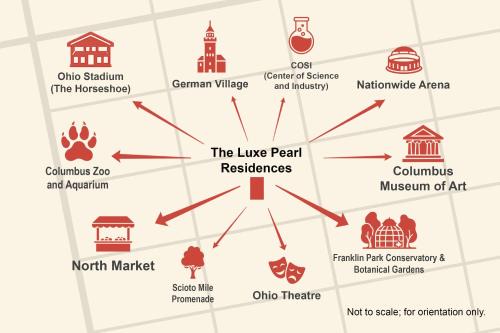 Short North Apartment | The Luxe Pearl Residences 870