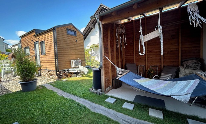 Brensbach House | Tiny house with sauna and garden