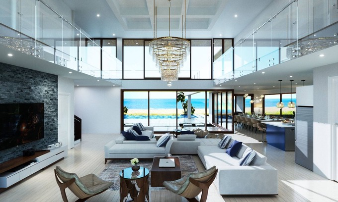 Rokers Point Villa | Vantage Point Exuma - Oceanfront Villa on 16th Hole of Sandals Golf Course!