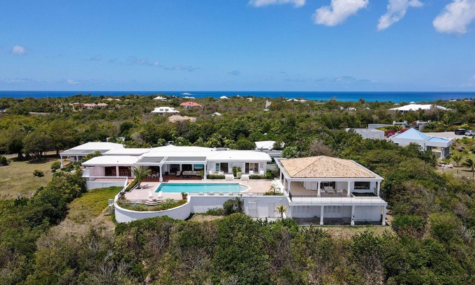 Les Terres Basses Villa | Villa Beaulieu Fall Incentive | Ocean View - Located in Stunning Terres Basses with Private Pool