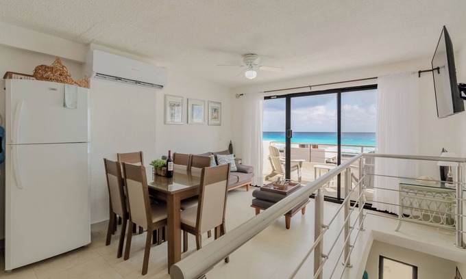 Zona Hotelera Villa | VILLA LUNA, CANCUN BEACHFRONT APARTMENT - HOTEL ZONE