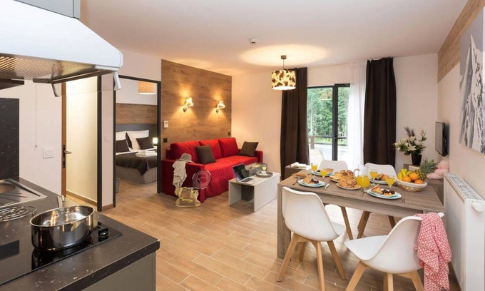 Les Tines Apartment | Wifi, fitness, swimming pool, sauna, hammam, parking, tv, 34m², Chamonix