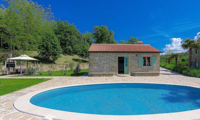 Krasica Villa | Wonderful private villa with private pool, A/C, WIFI, TV, patio, pets allowed and panoramic view