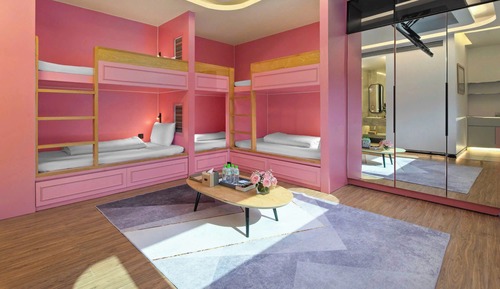 6 Beds Mixed Dormitory Room