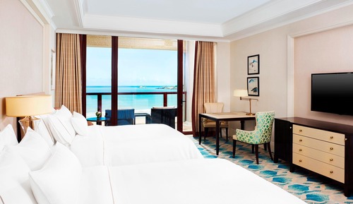 Room, 2 Twin Beds, Balcony, Partial Ocean View
