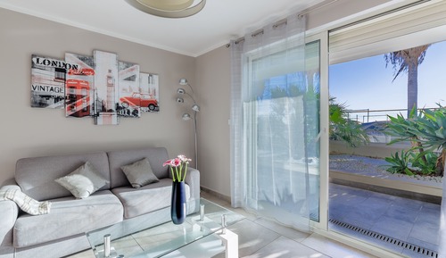 Basic Apartment, 1 Queen Bed with Sofa bed, Accessible, Sea View