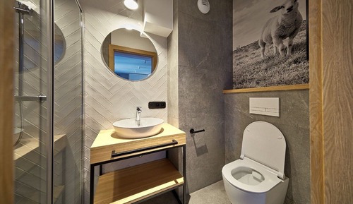 Deluxe Apartment, 1 King Bed with Sofa bed, Balcony, Mountain View