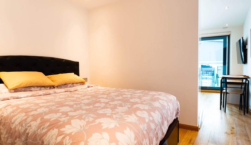 Basic Studio, 1 Double Bed with Sofa bed