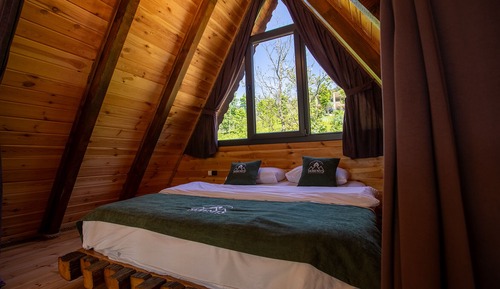 Deluxe Cabin, 1 Queen Bed, Mountain View
