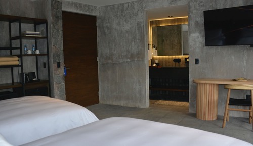 Junior Room, 2 Double Beds, Garden View