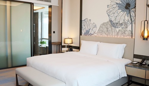 Deluxe Suite, 1 King Bed, City View (Lounge Access)