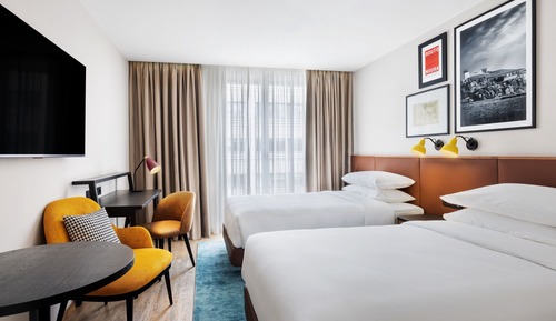 Deluxe Room, 2 Twin Beds, Non Smoking, City View