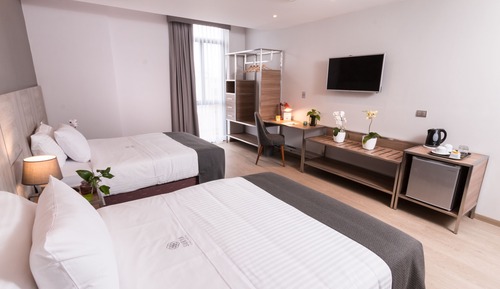 Superior Twin Room, 2 Double Beds, Private Bathroom