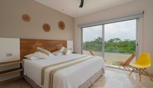 Family Apartment, 2 Bedrooms, Balcony, Garden View