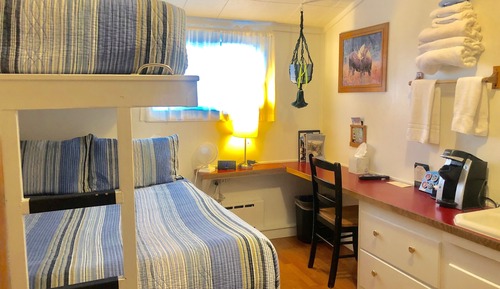 European Style Rm # 4 (Shared Bath) (1 double bed with twin bunk above, upstairs)