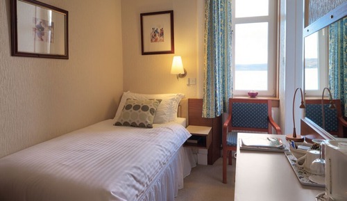 En Suite Single Room, Partial Sea View (Shower only)