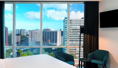 Studio, 1 King Bed, Non Smoking, City View (Balcony)