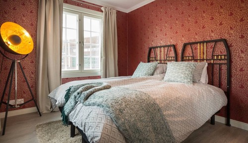 Design Apartment, 2 Twin Beds, Garden View