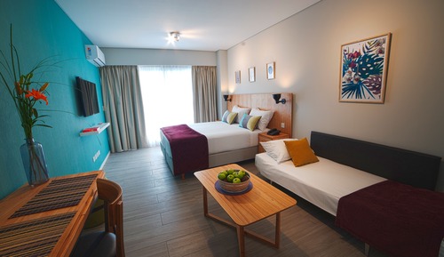 Family Studio, 1 Queen Bed with Sofa bed