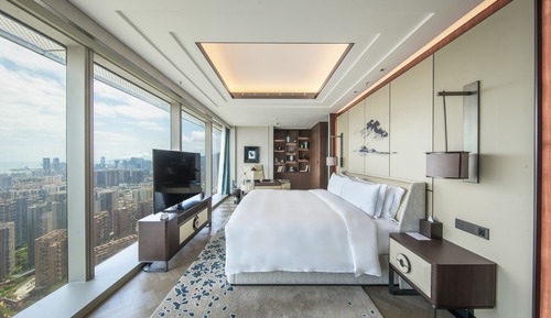 Premier Room, 1 King Bed, Sea View (and City View)