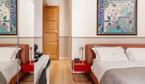 Deluxe Double Room, Courtyard View