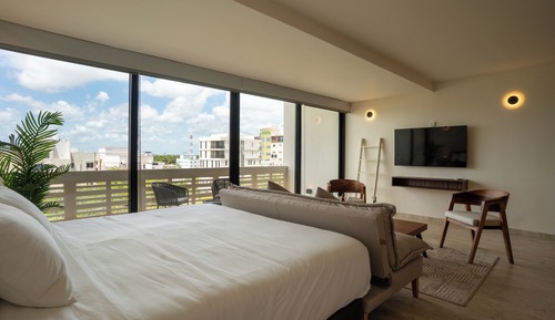 Business Studio Suite, Balcony, Park View