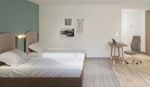 Studio, 2 Queen Beds, Pool Access