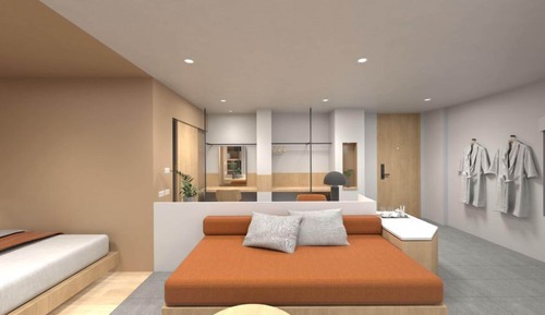Deluxe Quadruple Room, Multiple Beds, Non Smoking, City View