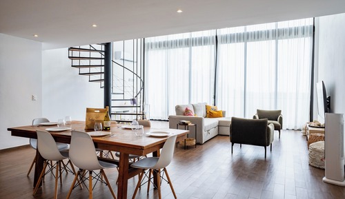 Family Apartment, Balcony, Garden View