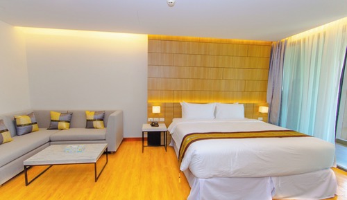 Deluxe Double Room, Balcony, City View