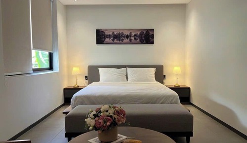 Studio, Balcony, Garden View