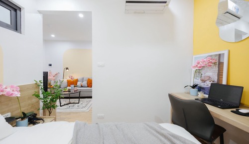 Superior Apartment, Balcony, Courtyard View