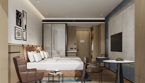 Superior Room, 2 Double Beds, City View