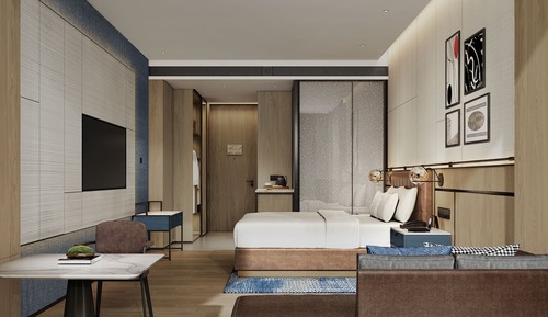 Room, 1 King Bed, Mountain View