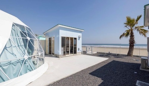 Dome Tent with Beach gate (4 Single-Beds), Non-smoking