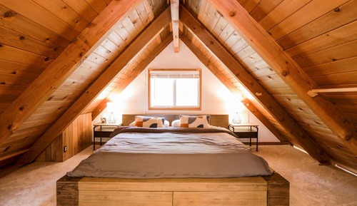 Cabin, 1 King Bed with Sofa bed, Hot Tub, Mountain View (2325)