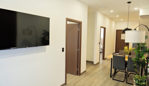 Family Studio Suite, 2 Bedrooms, Mobility Accessible, Kitchen