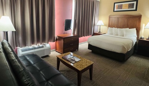 Standard Room, 1 Queen Bed, Accessible, Kitchenette (Walk-in Shower)