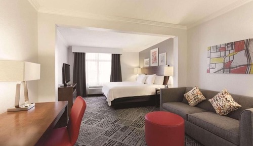 King Room with Sofa, Fridge and Microwave