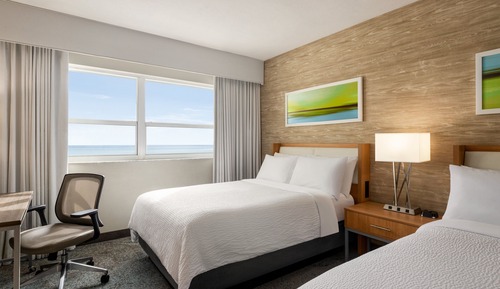 Standard Room, 2 Double Beds, Ocean View
