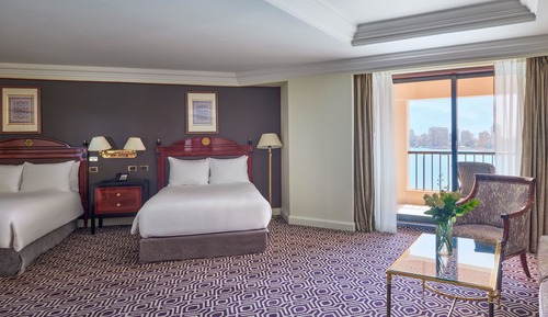 Junior Suite, 2 Twin Beds, Smoking (Nile View)